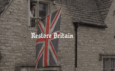 A British high street reflecting demographic change and multicultural communities in modern Britain