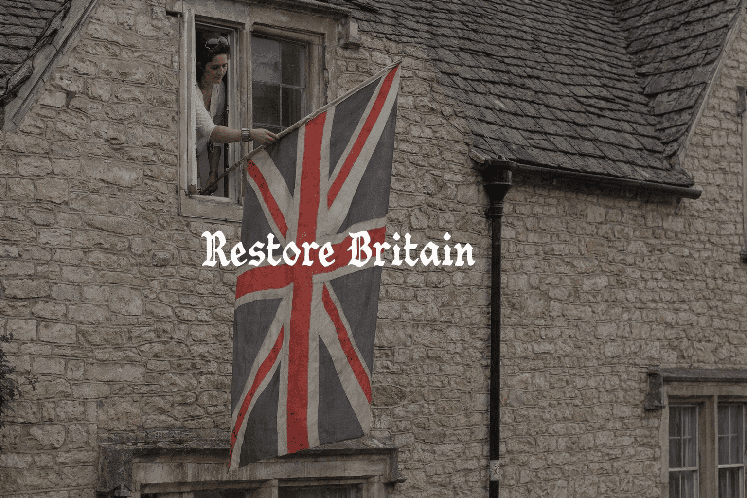 A British high street reflecting demographic change and multicultural communities in modern Britain